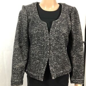Banana Republic cropped open front jacket …